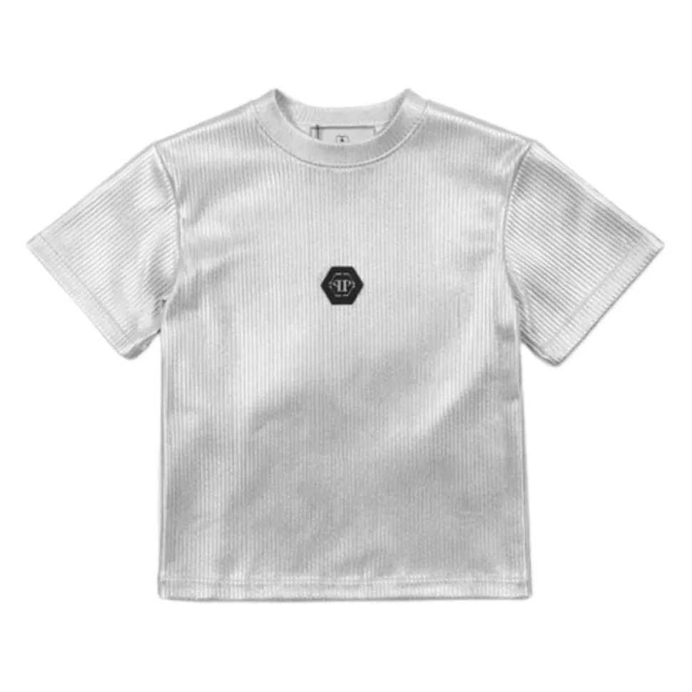 T-shirt court côtelé