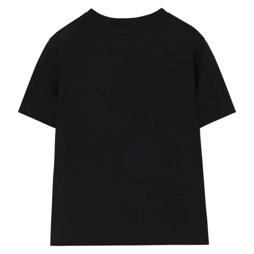 T-shirt en coton avec bordure à carreaux