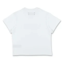 T-shirt en Coton avec Logo et Manches Courtes