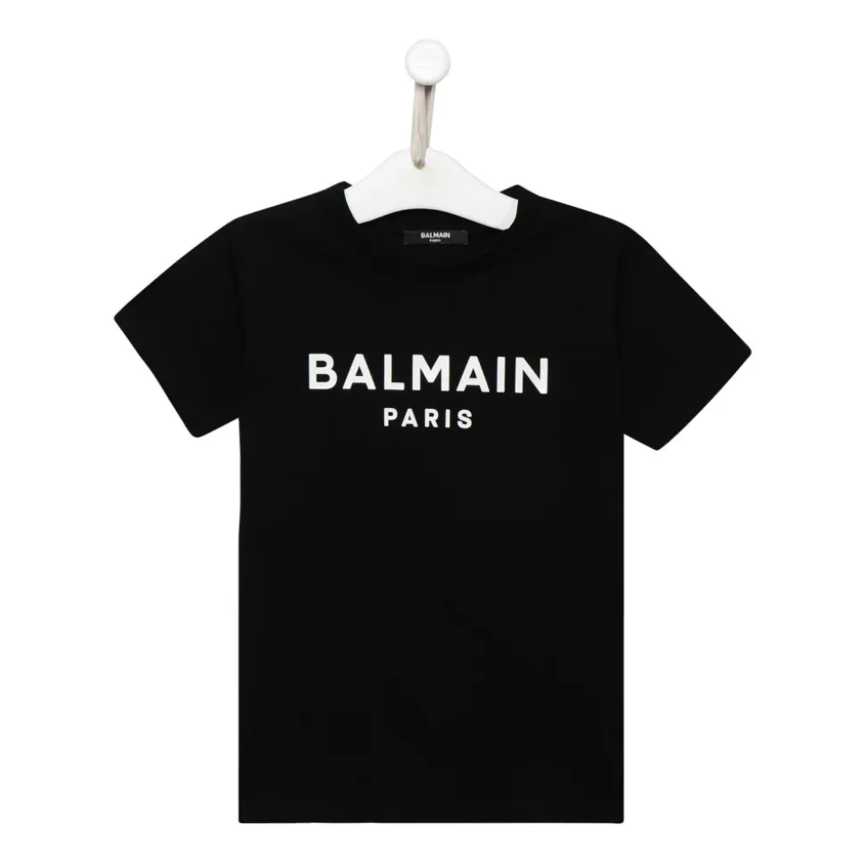 T-Shirt en Coton Col Rond