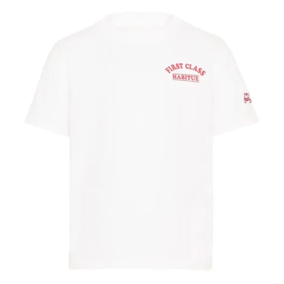 T-shirt en coton imprimé
