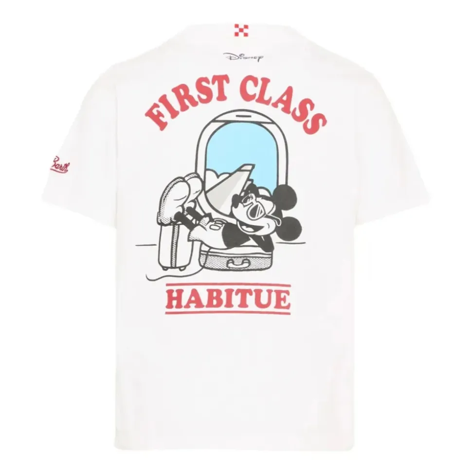 T-shirt en coton imprimé