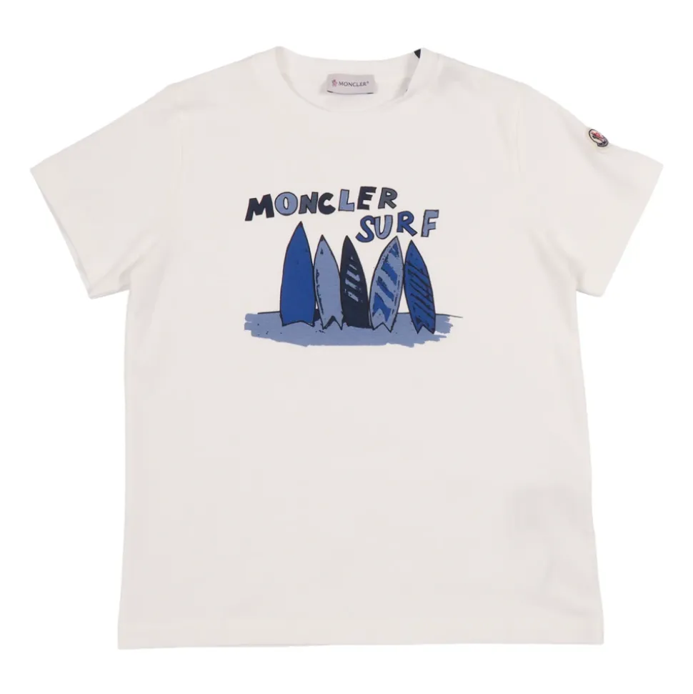 T-shirt en coton à imprimé surf