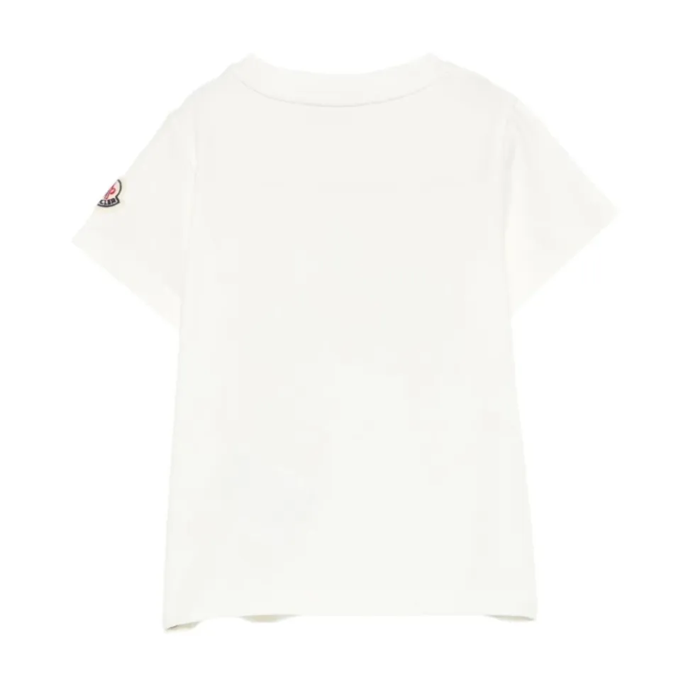 T-shirt en coton à motif logo