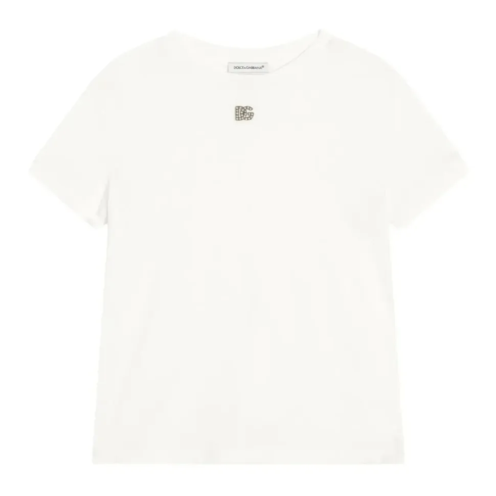 T-shirt en jersey avec logo DG