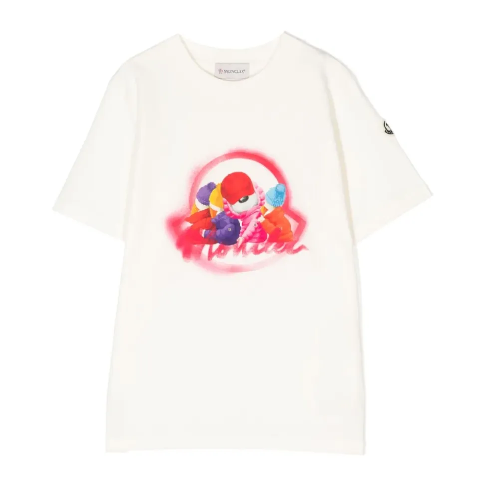 T-shirt en jersey de coton avec logo