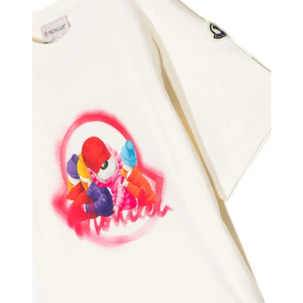 T-shirt en jersey de coton avec logo