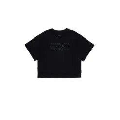 T-shirt logo avec détail strass