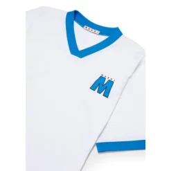 T-shirt logo col en V