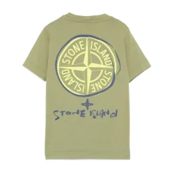 T-shirt à manches courtes avec broderie Compas
