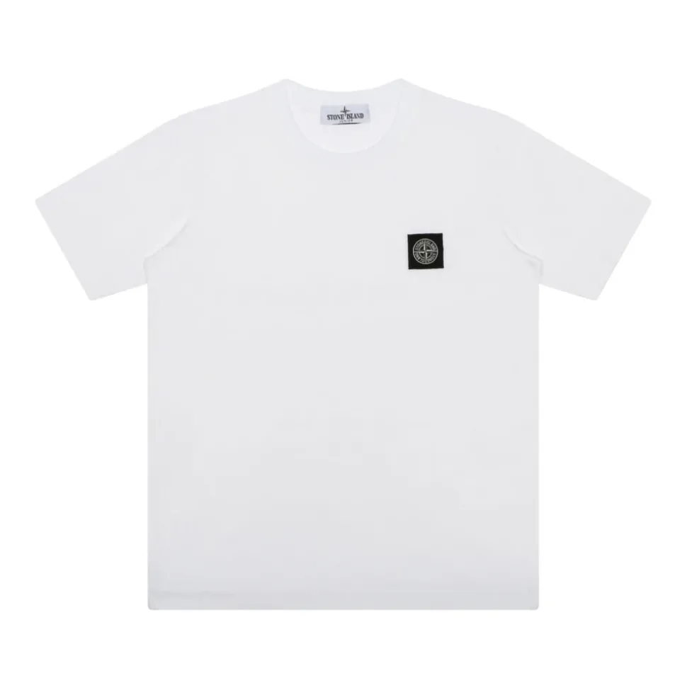 T-Shirt à Manches Courtes en Jersey de Coton 30/1 pour Enfant