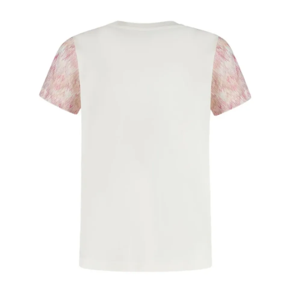 T-shirt à Manches Imprimées