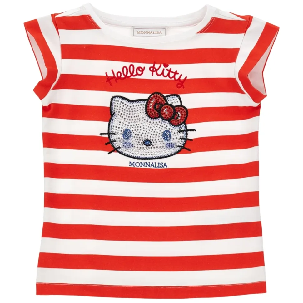 T-Shirt Rayé Hello Kitty