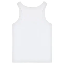 T-shirt sans manches côtelé