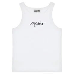 T-shirt sans manches côtelé