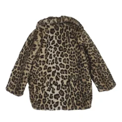 Veste animalier en fausse fourrure