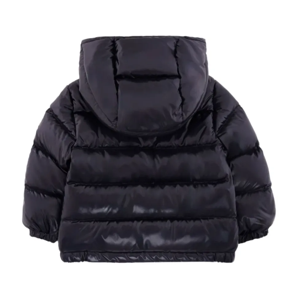 Veste Bleue Matelassée à Capuche