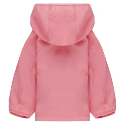Veste à capuche en nylon à bande à carreaux