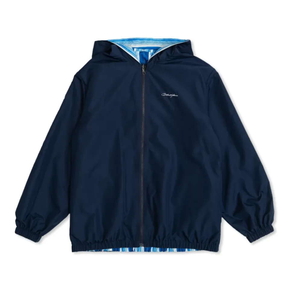 Veste à capuche réversible