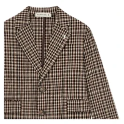 Veste à carreaux