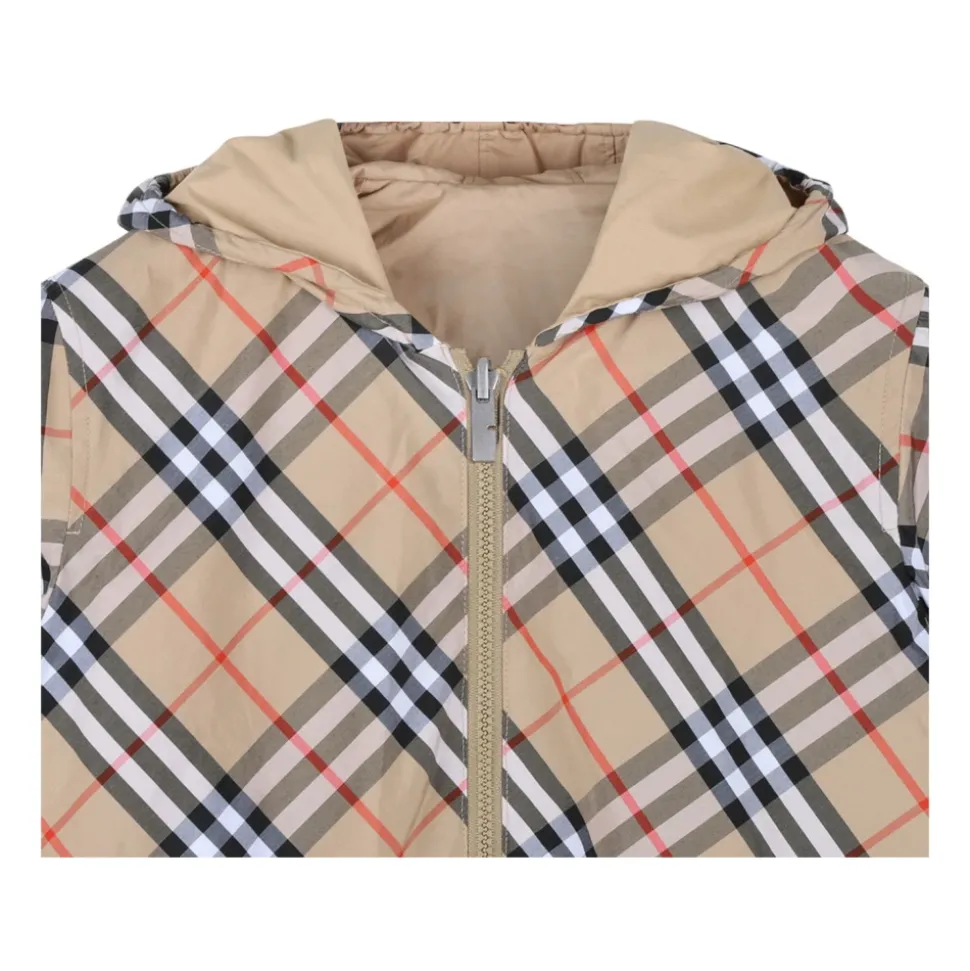 Veste à Carreaux Réversible pour Enfants