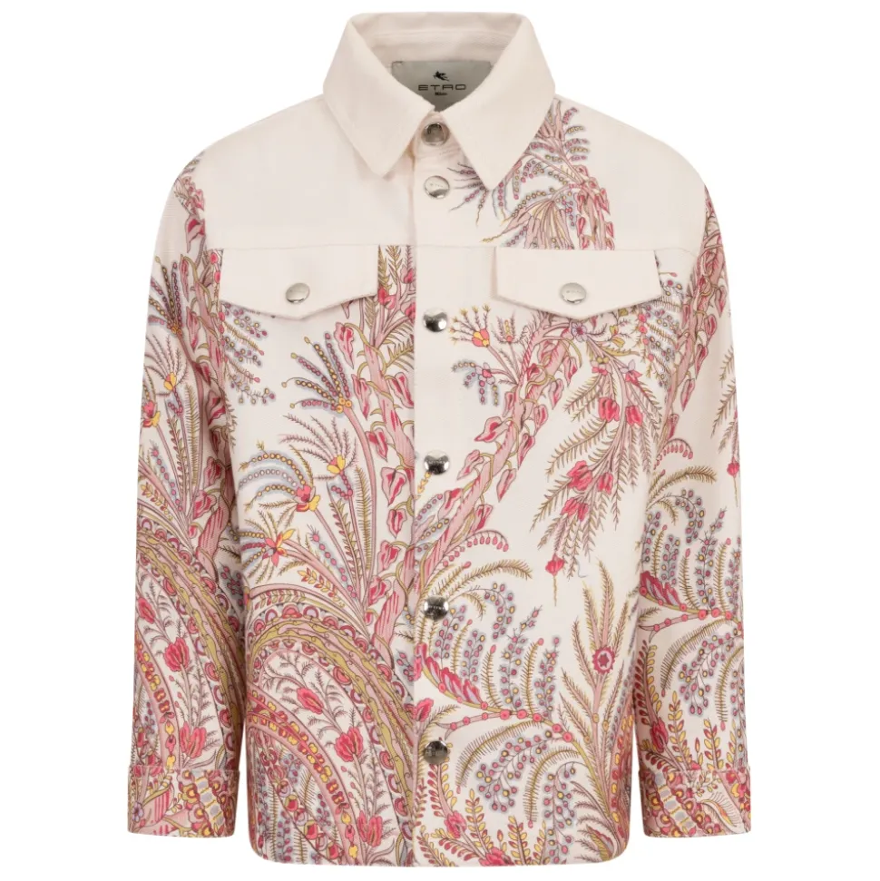 Veste chemise imprimé cachemire