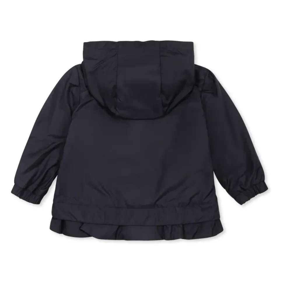 Veste Coupe-Vent Bleue avec Capuche