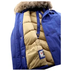 Veste d`hiver bleu électrique