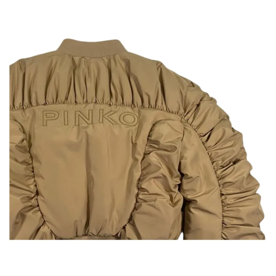 Veste Enfant Beige avec Inserts Côtelés