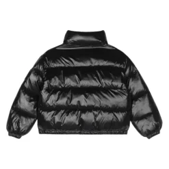 Veste Enfant Noire Matelassée