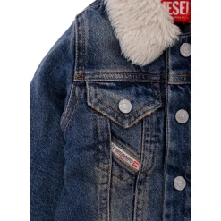 Veste en jean avec doublure en éco-mouton