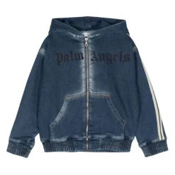 Veste en jean à capuche