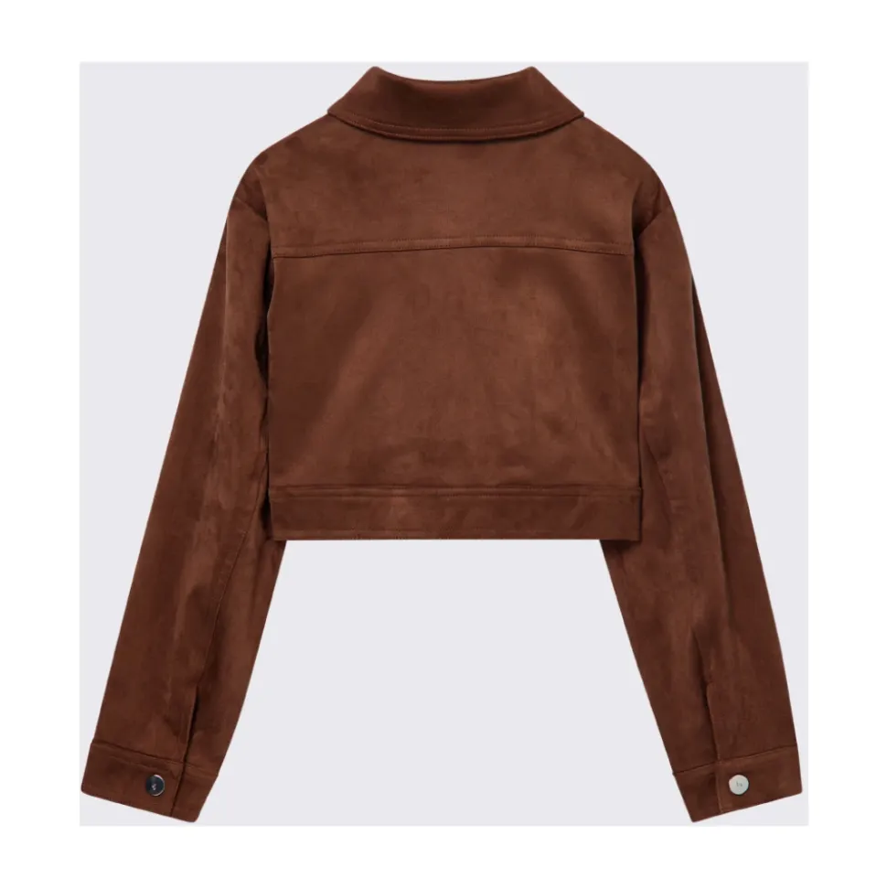 Veste en microfibre effet daim