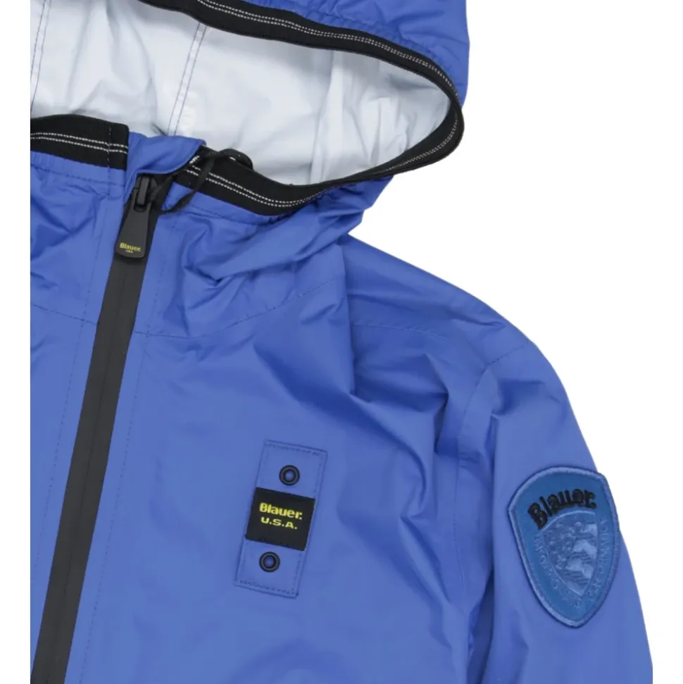 Veste en nylon avec capuche