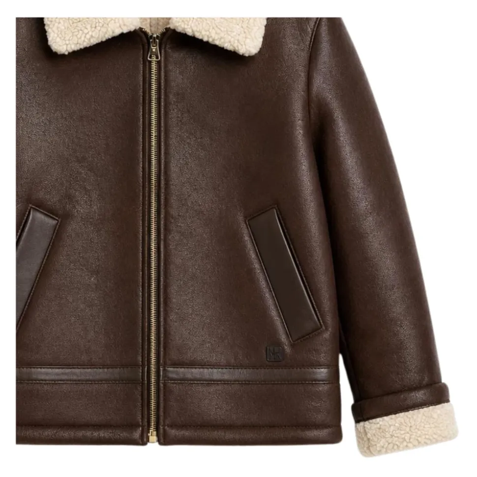 Veste en peau de mouton 4530MARRONE