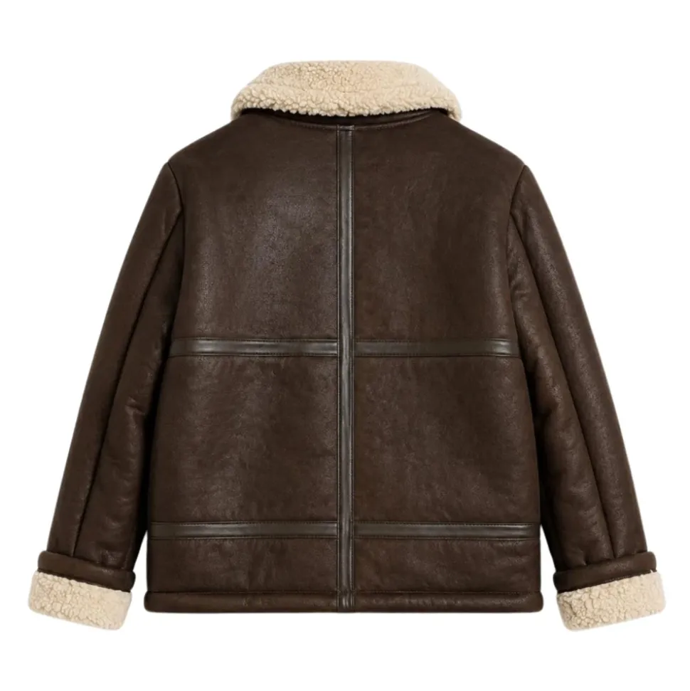 Veste en peau de mouton 4530MARRONE