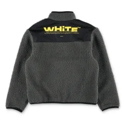 Veste Grise à Fermeture Éclair Teddy AW25