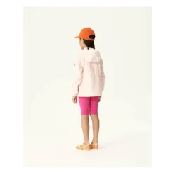 Veste Imperméable à Capuche - Tons Roses