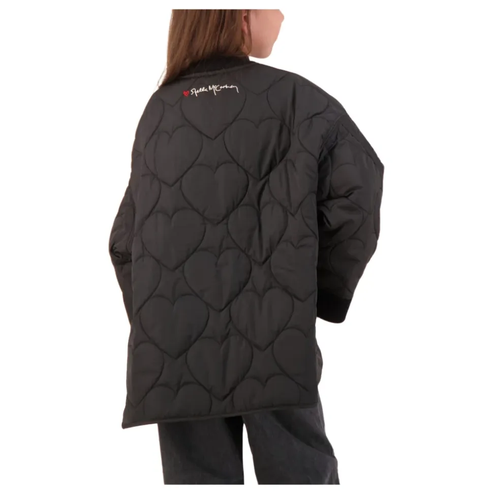 Veste matelassée en nylon à cœurs