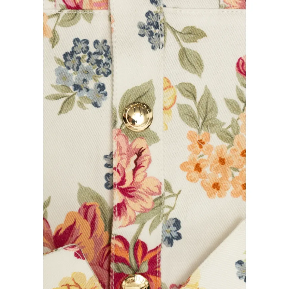 Veste à motif floral