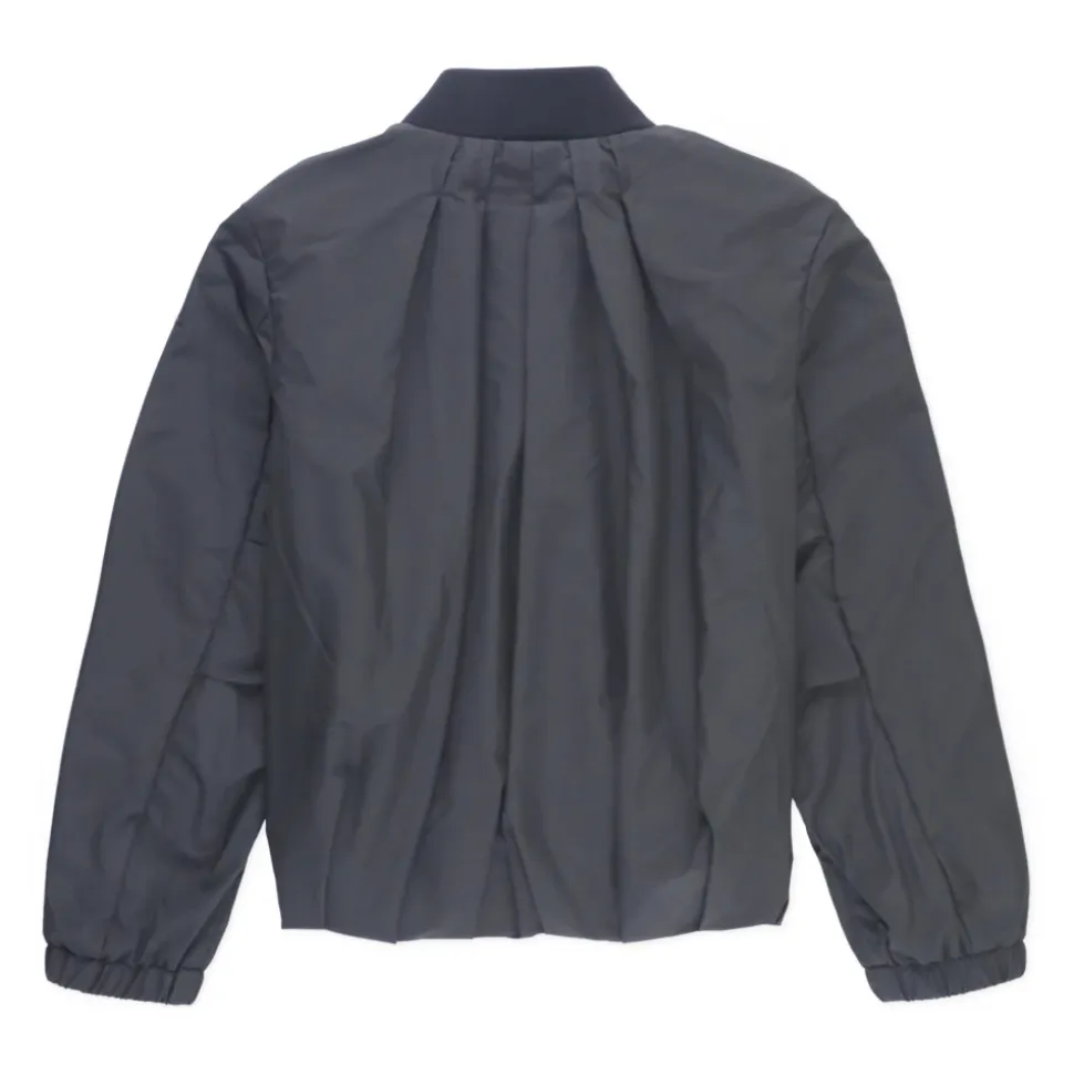 Veste Noire avec Écusson Brodé