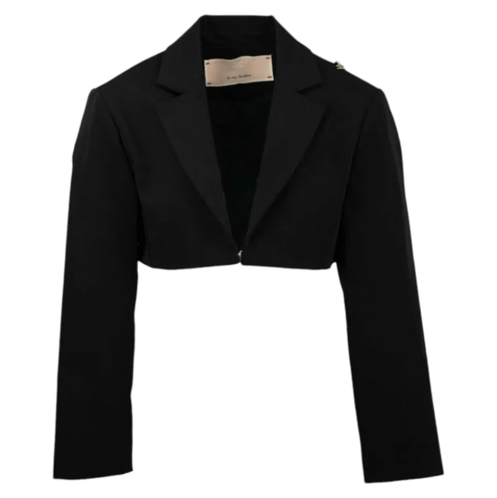 Veste Noire Élégante pour Fille - Produit Certifié