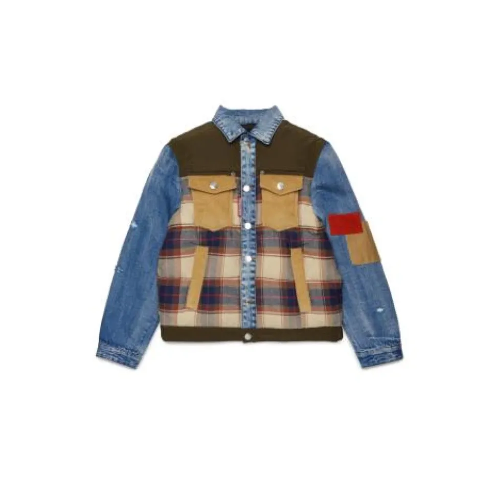 Veste à patchs