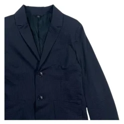 Veste rayée à deux boutons