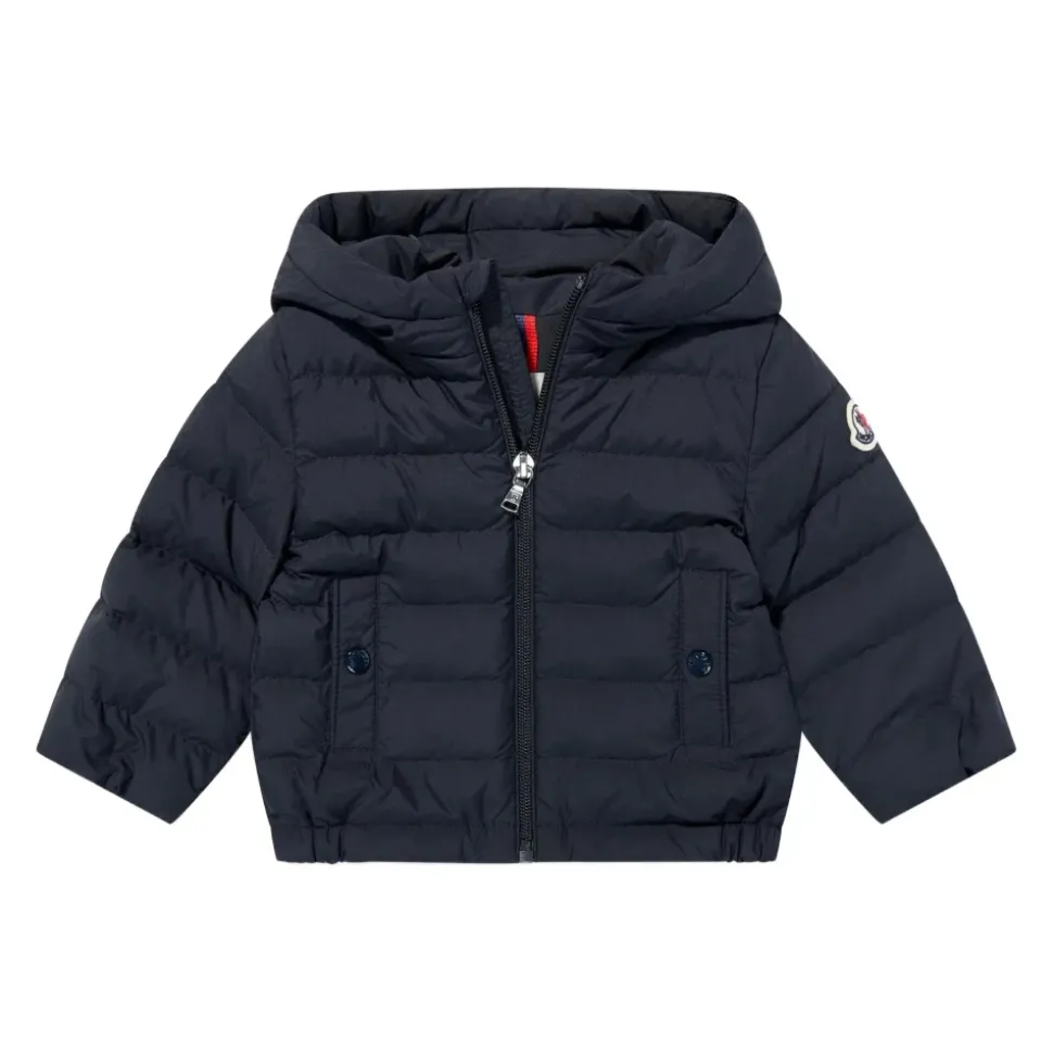 Veste zippée à capuche garnie de duvet
