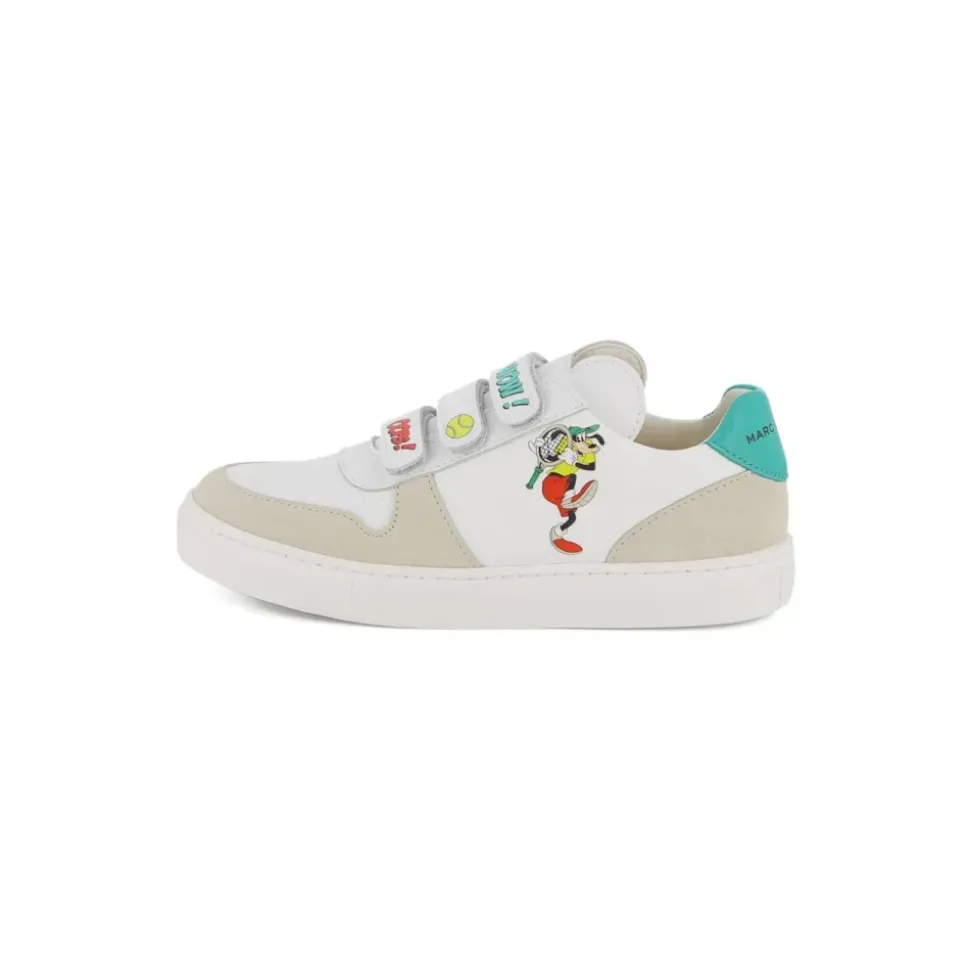 X Disney Baskets Imprimées en Cuir